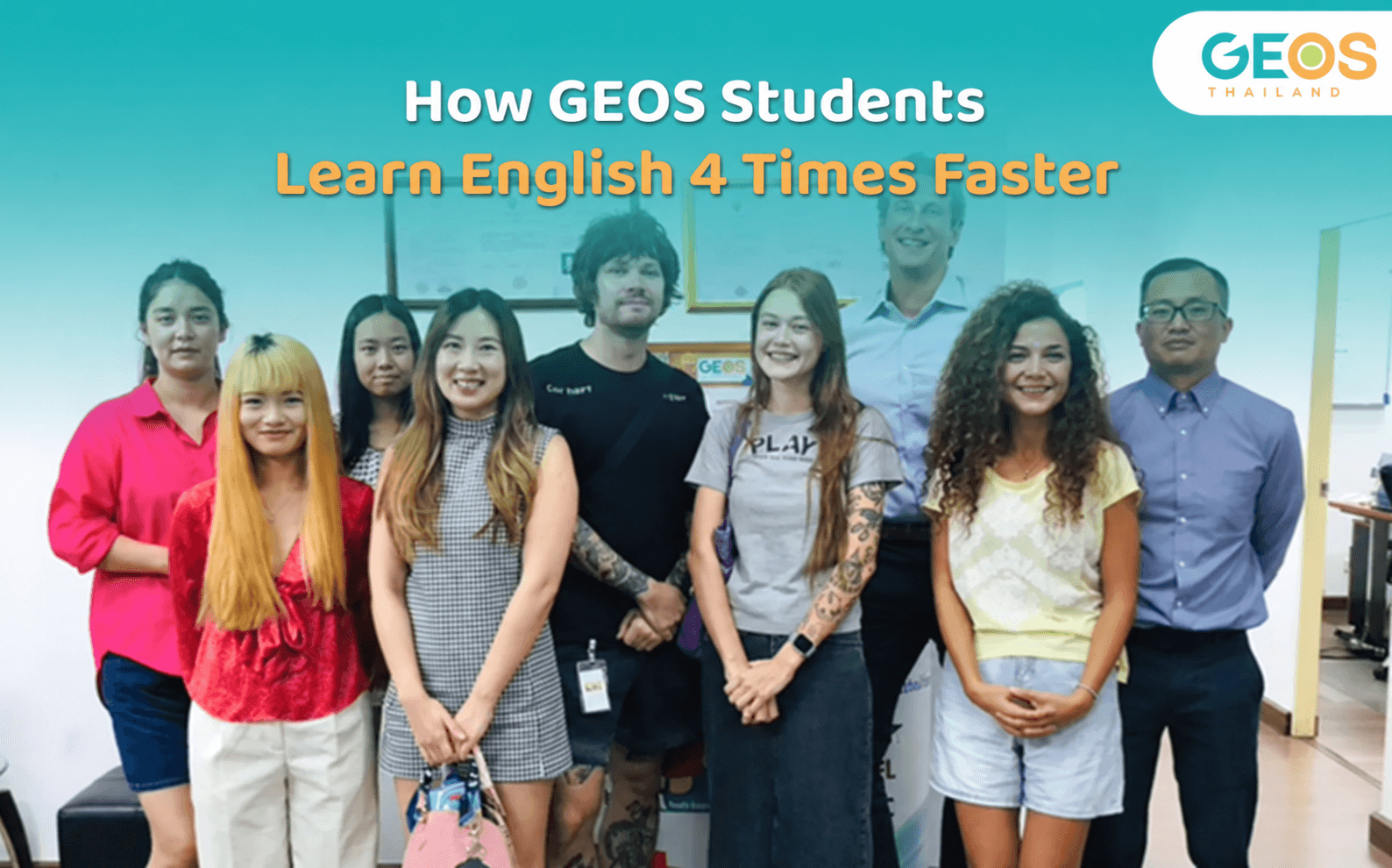 learn English 4 times faster